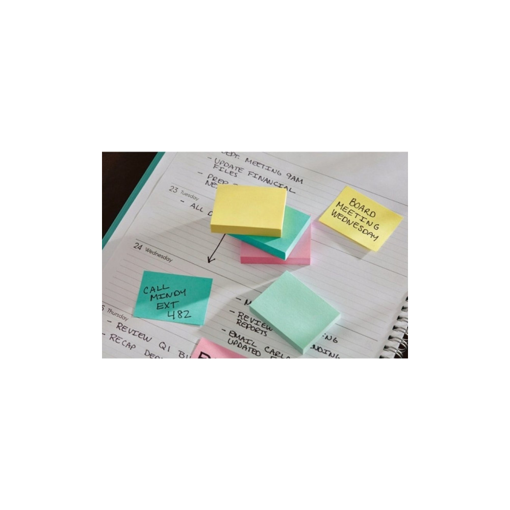 Produktbild för Post-it Super Sticky 655-5SS-OAS - anteckningar - 127 x 76 mm - 450 ark (5 x 90)