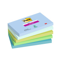 Produktbild för Post-it Super Sticky 655-5SS-OAS - anteckningar - 127 x 76 mm - 450 ark (5 x 90)