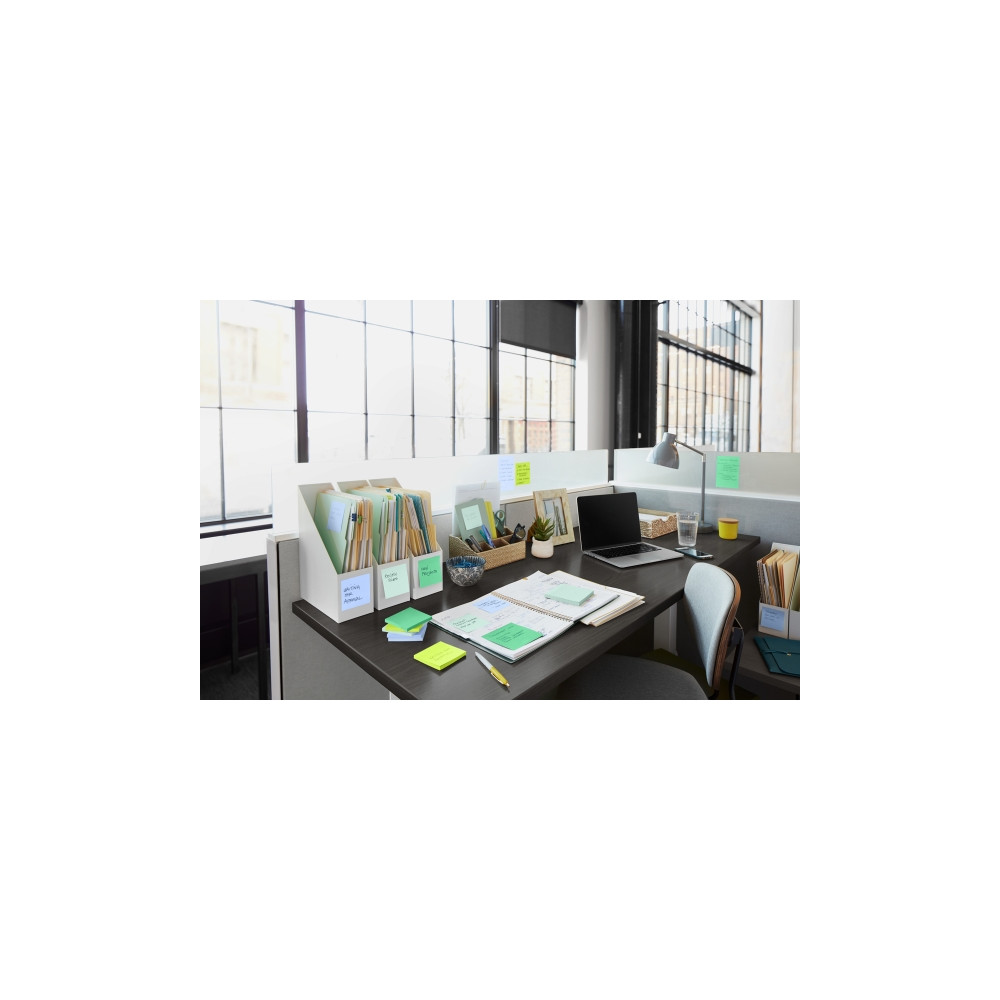 Produktbild för Post-it Super Sticky 655-5SS-OAS - anteckningar - 127 x 76 mm - 450 ark (5 x 90)