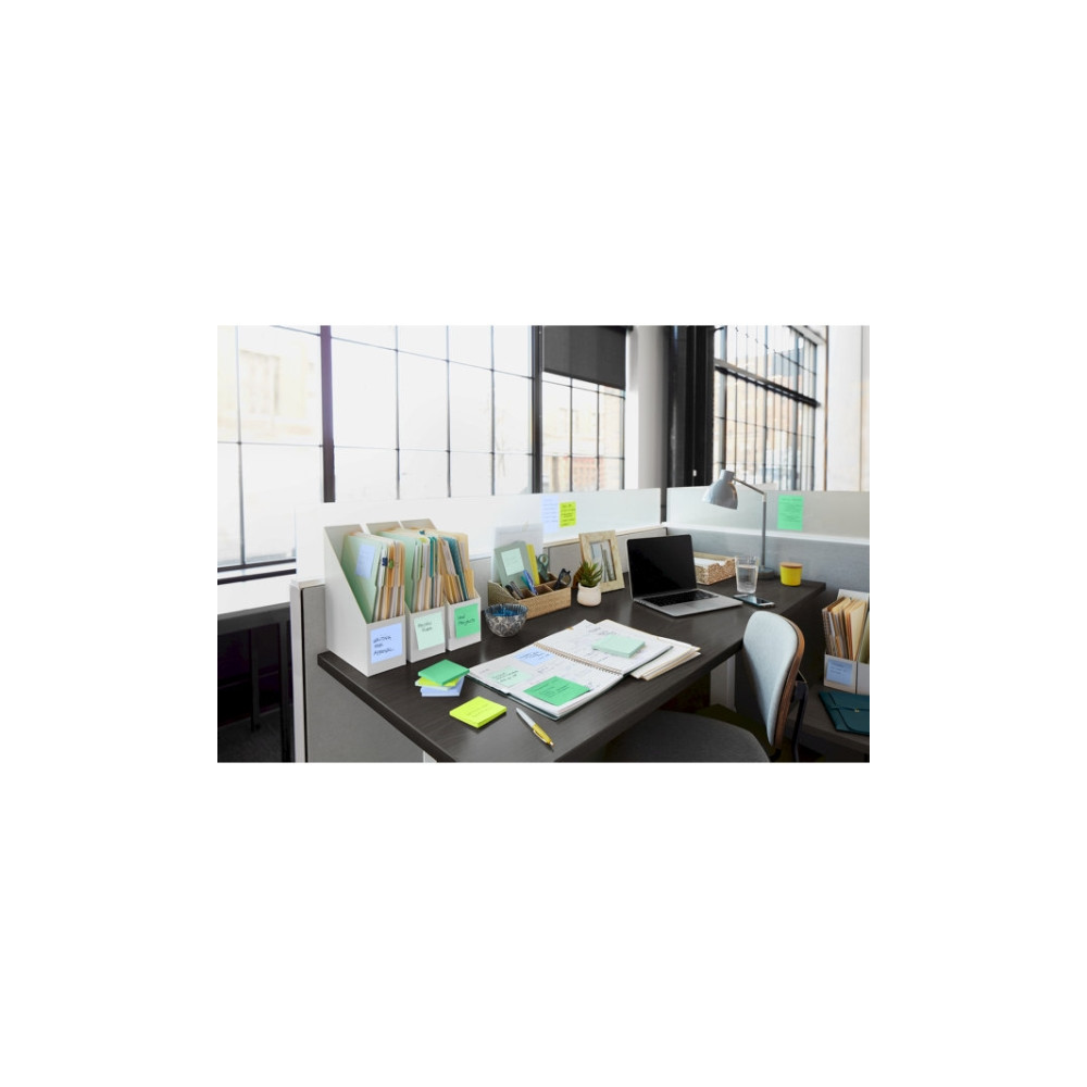 Produktbild för Post-it Super Sticky 655-5SS-OAS - anteckningar - 127 x 76 mm - 450 ark (5 x 90)