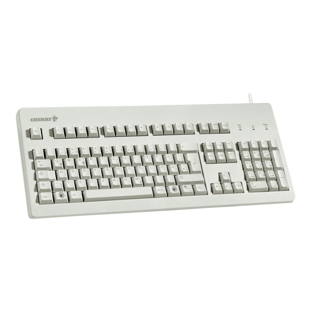 Produktbild för CHERRY G80-3000 - tangentbord - tysk - ljusgrå Inmatningsenhet