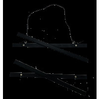 Produktbild för Focus Poster Hanger Magnetic Black 41cm
