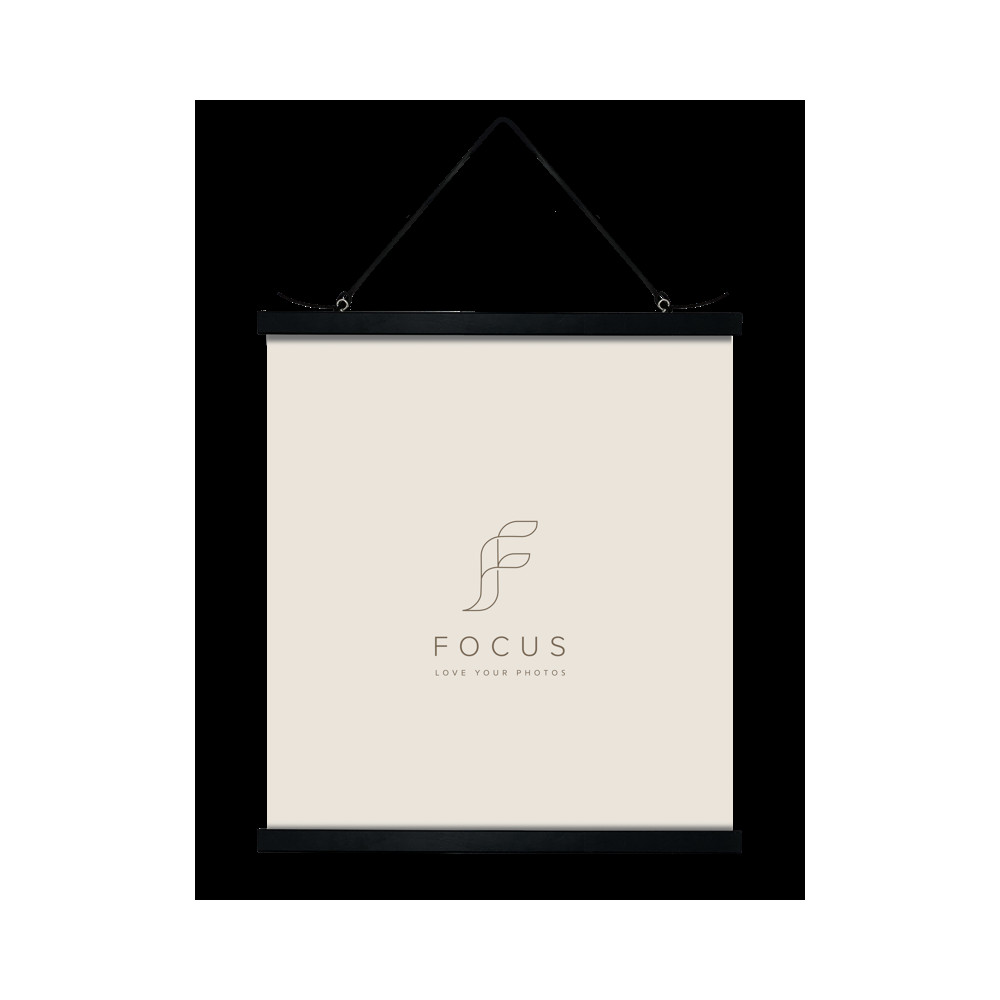 Produktbild för Focus Poster Hanger Magnetic Black 51cm