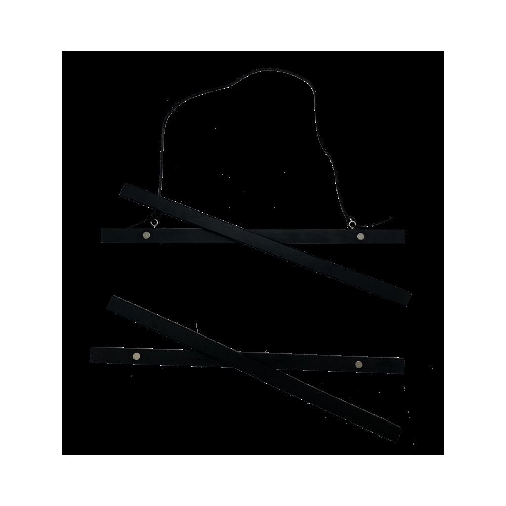 Produktbild för Focus Poster Hanger Magnetic Black 51cm