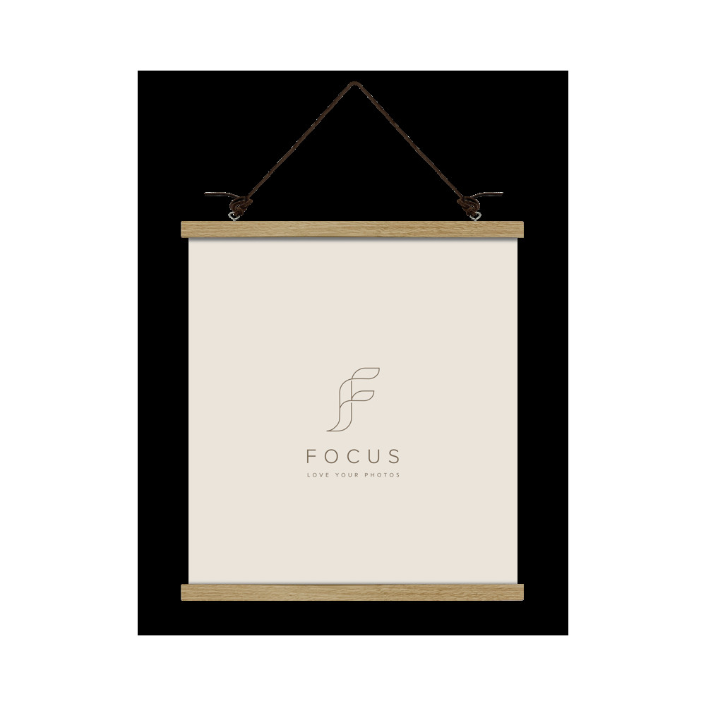 Produktbild för Focus Poster Hanger Magnetic Oak 31cm