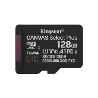 Produktbild för Kingston Canvas Select Plus - flash-minneskort - 128 GB - mikroSDXC UHS-I