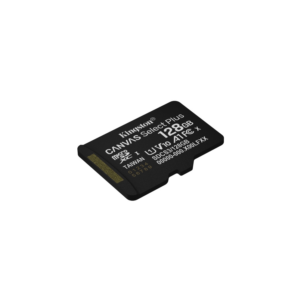 Produktbild för Kingston Canvas Select Plus - flash-minneskort - 128 GB - mikroSDXC UHS-I