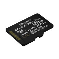 Produktbild för Kingston Canvas Select Plus - flash-minneskort - 128 GB - mikroSDXC UHS-I