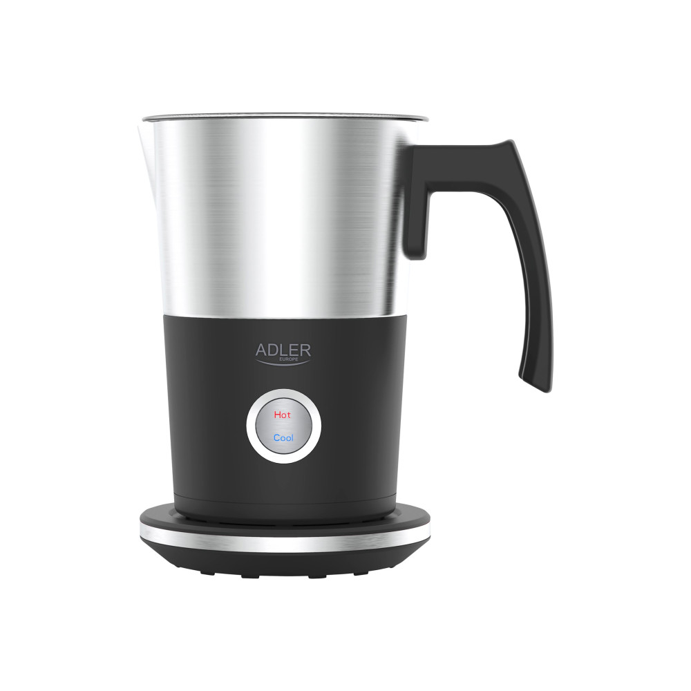 Produktbild för Adler AD 4497 - mjölkskummare - svart/inox