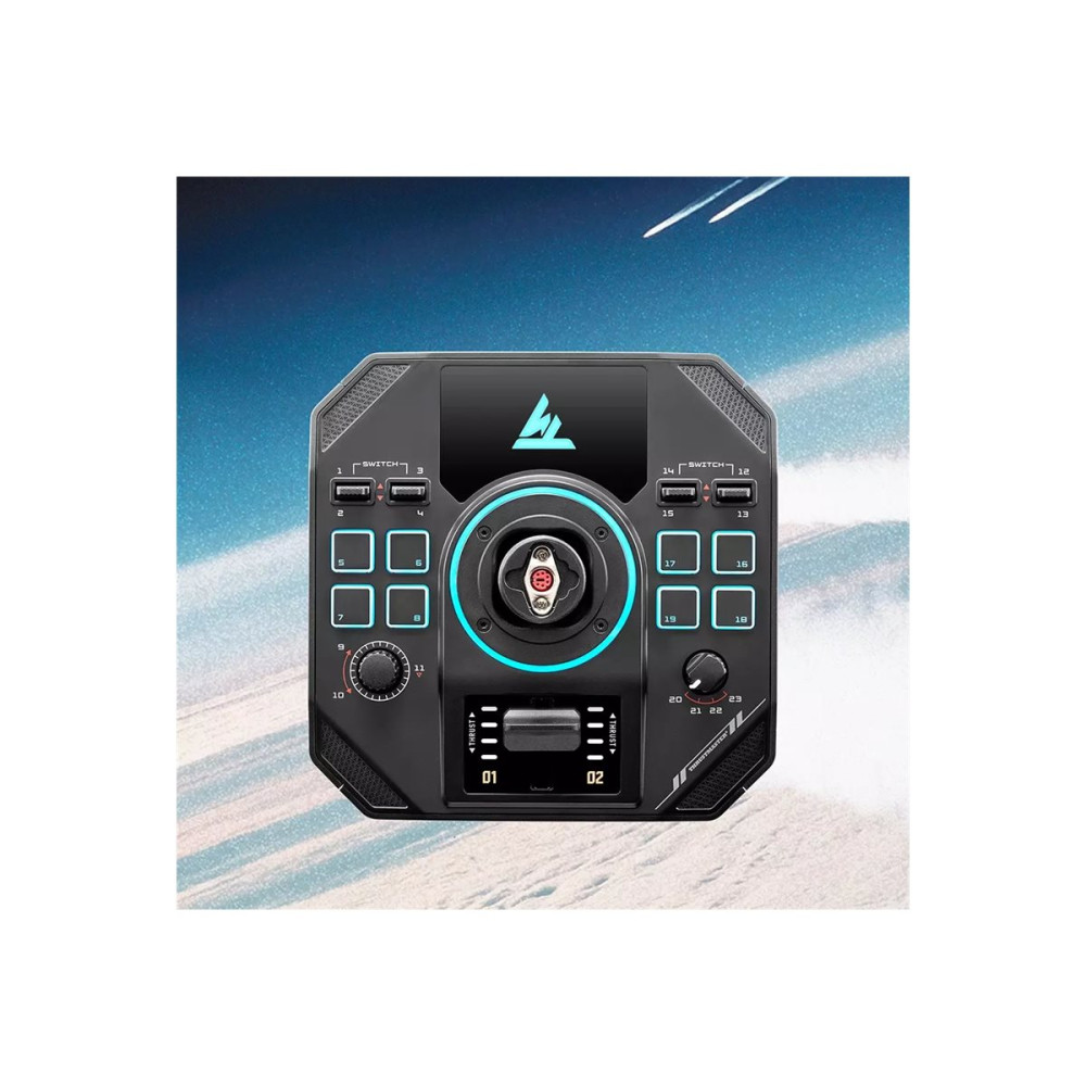 Produktbild för ThrustMaster SOL-R 4 HOTAS - joystick och spjäll