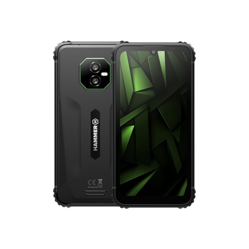 HAMMER HAMMER RANGER - svart, grön - 4G pekskärmsmobil - 128 GB - GSM