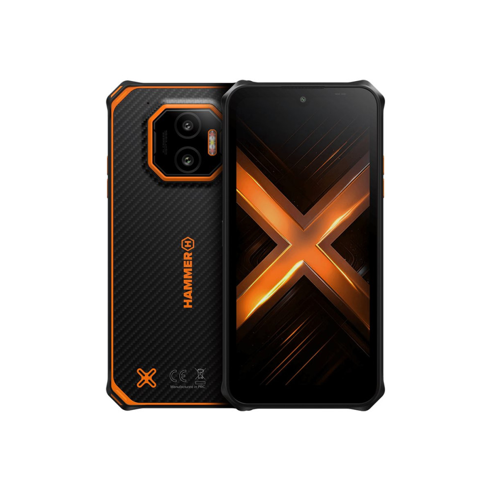 Produktbild för HAMMER Energy X2 5G - svart - 5G pekskärmsmobil - 128 GB - GSM