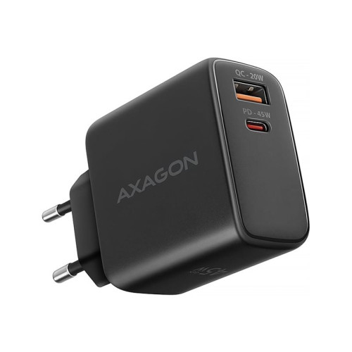 AXAGON AXAGON ACU-PQ45 strömadapter - USB typ A, USB-C - 45 Watt
