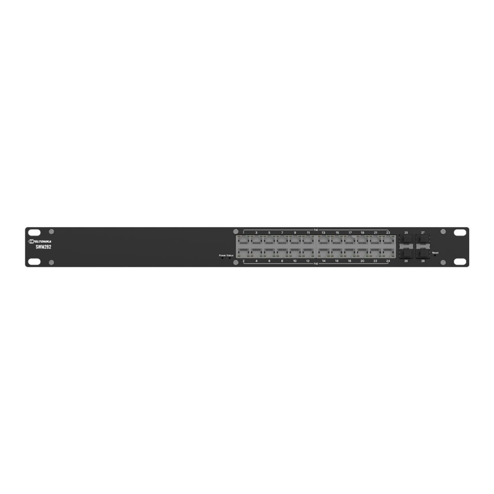 Produktbild för Teltonika SWM282 - switch - 24 portar - Administrerad - rackmonterbar
