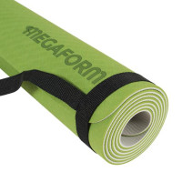 Produktbild för Yogamatta 183x61 grön/grå
