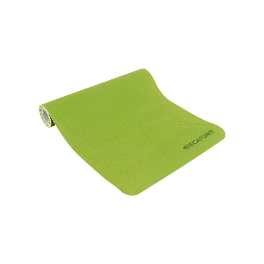 Produktbild för Yogamatta 183x61 grön/grå