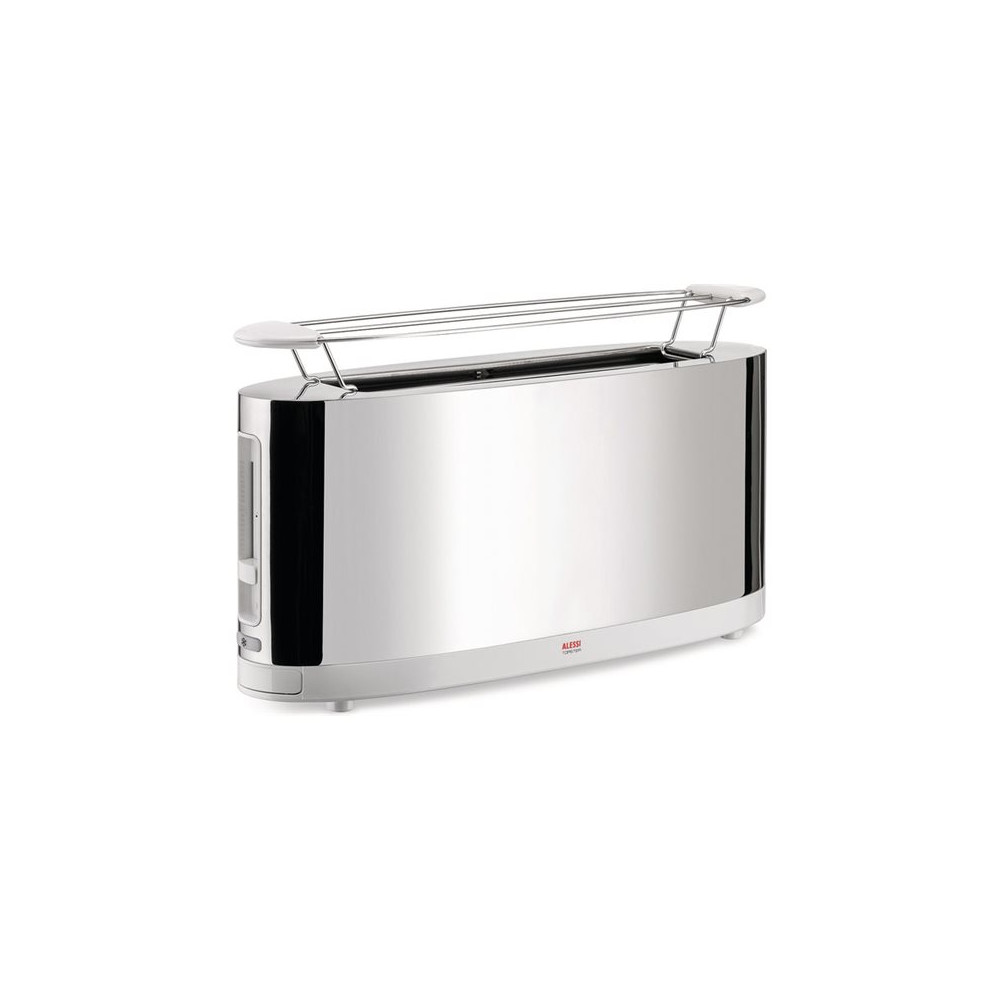Produktbild för Alessi SG68 - brödrost - mirror polished stainless steel/white