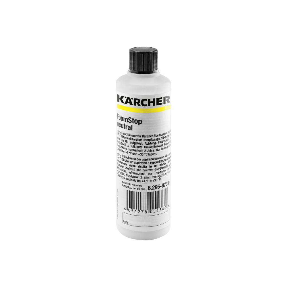 Produktbild för Kärcher FoamStop neutral skumdämpare - vätska - flaska - 125 ml - färsk