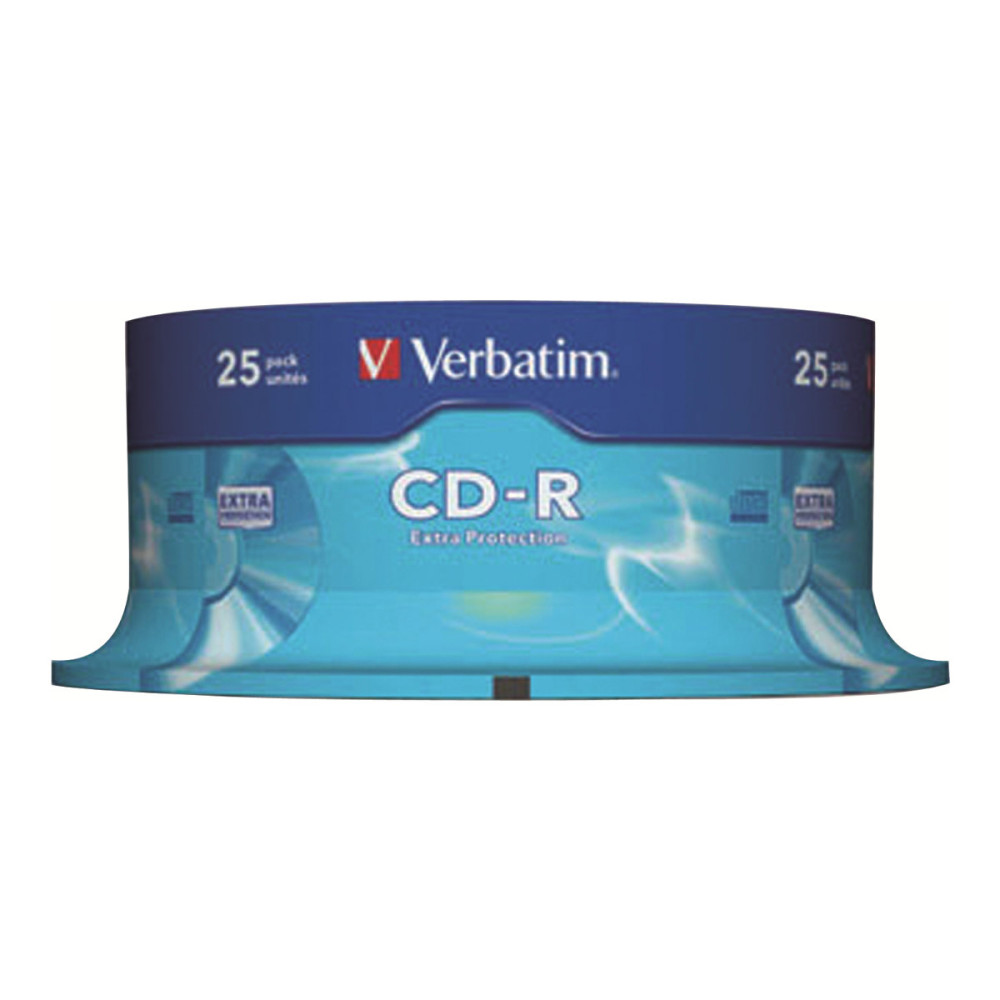 Produktbild för Verbatim CD-R Extra Protection - CD-R x 25 - 700 MB - lagringsmedier
