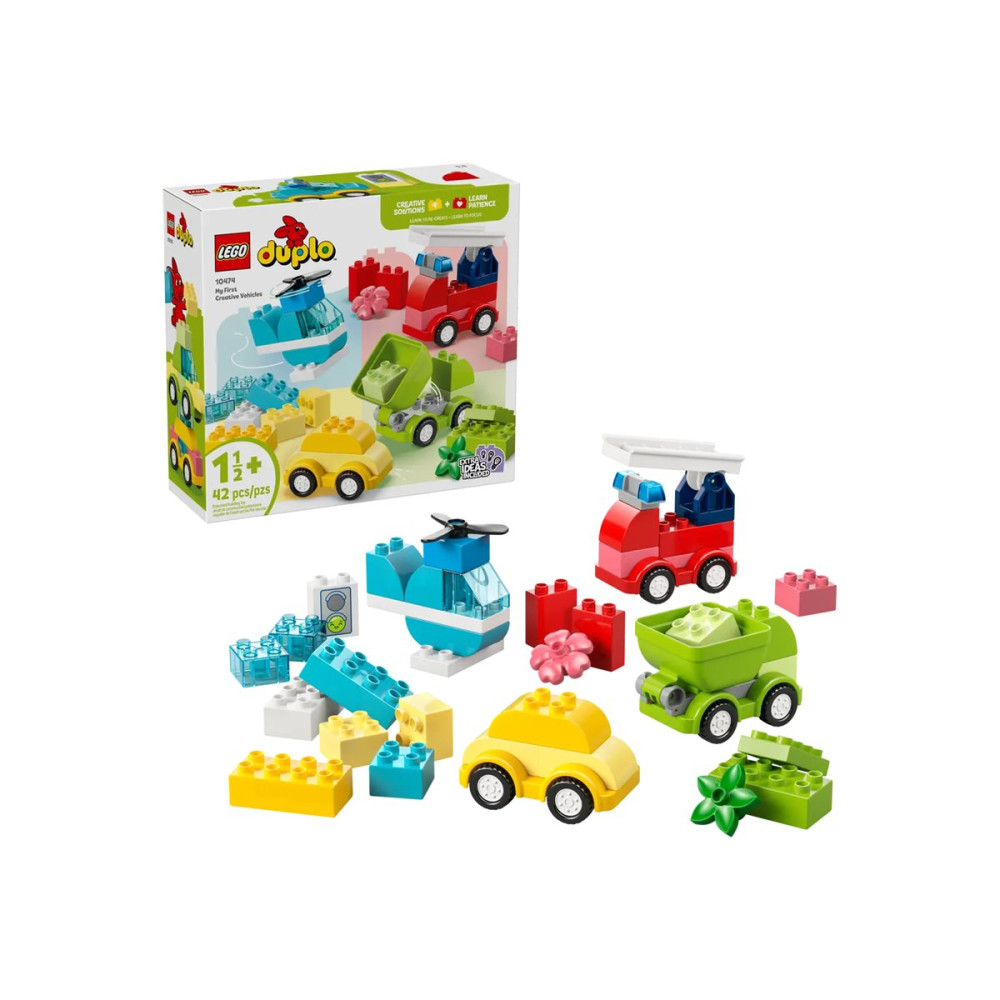Produktbild för LEGO DUPLO 10474 - Kreativa fordon - byggsats