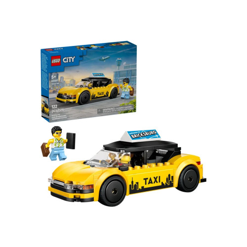 LEGO LEGO City 60487 - Gul taxi - byggsats