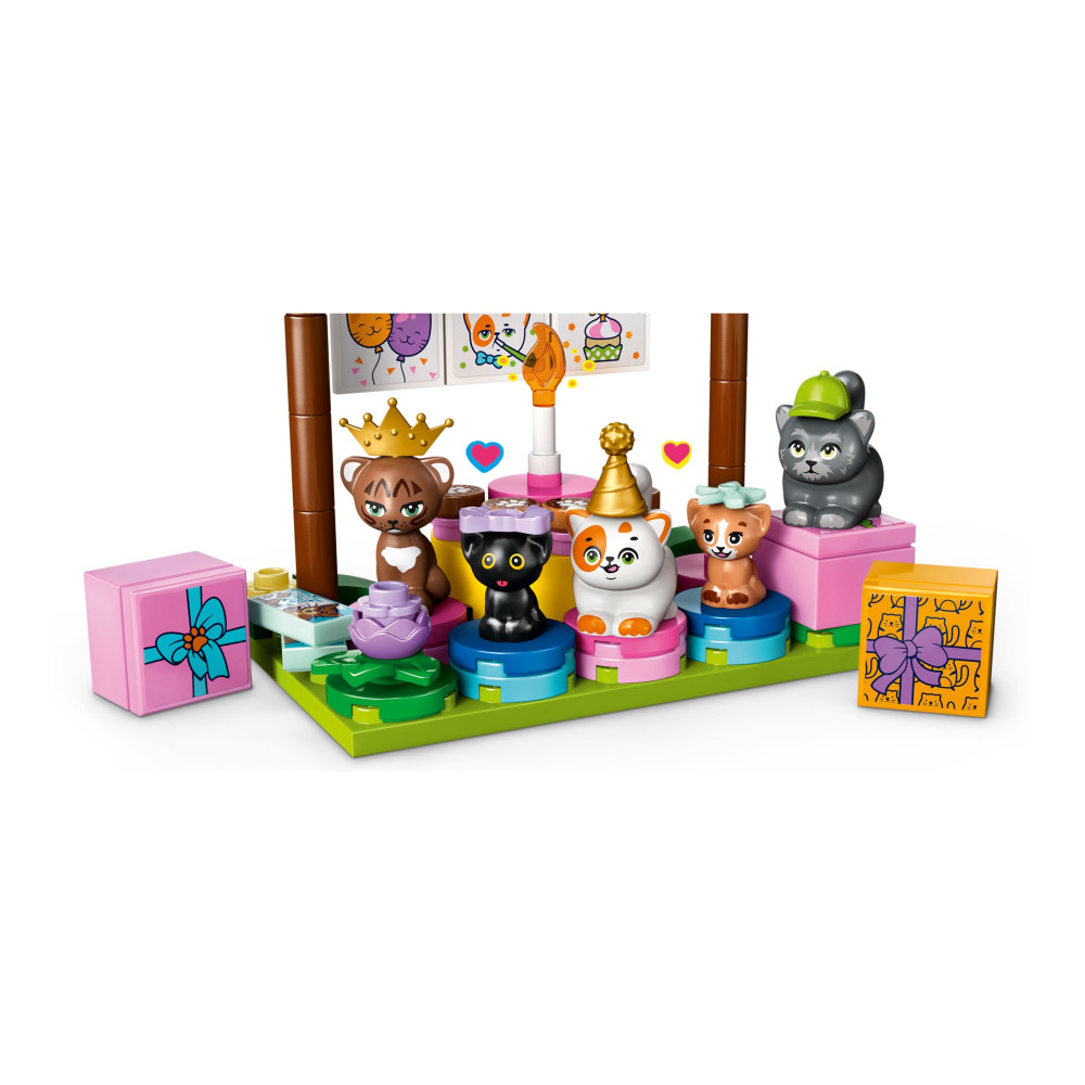 Produktbild för LEGO Friends - Cat Birthday Party & Tree House - byggsats