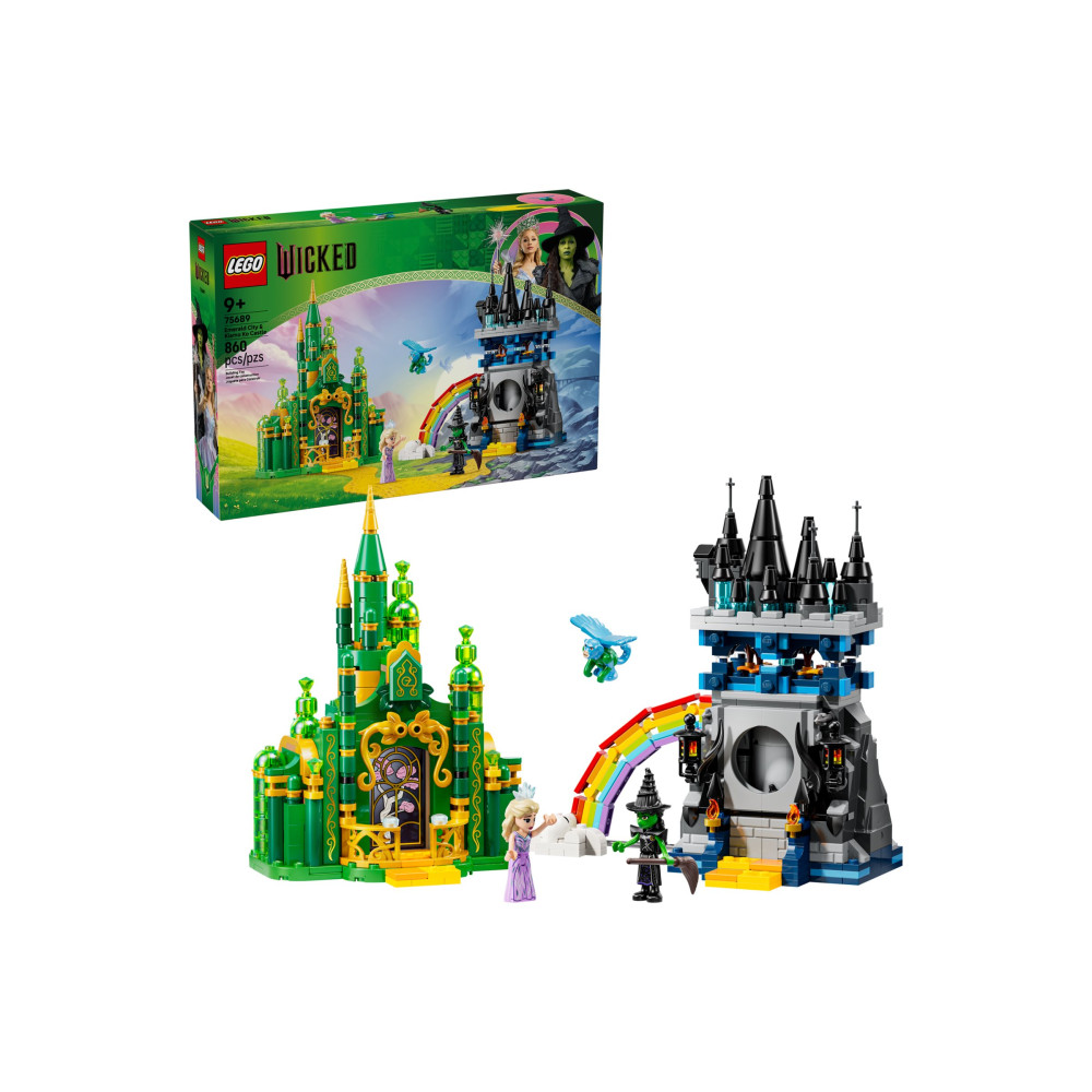 Produktbild för LEGO Wicked - Emerald City & Kiamo Ko Castle - byggsats