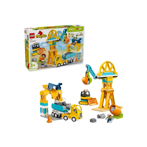 LEGO LEGO DUPLO 10476 - 3-i-1 byggarbetsplats och fordon - byggsats