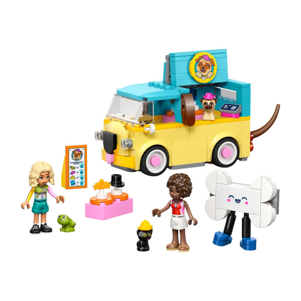 Produktbild för LEGO Friends 42678 - Husdjurstillbehörs Vagn - byggsats