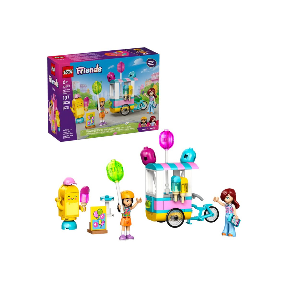 Produktbild för LEGO Friends 42692 - Glass- och Ballongstånd - byggsats