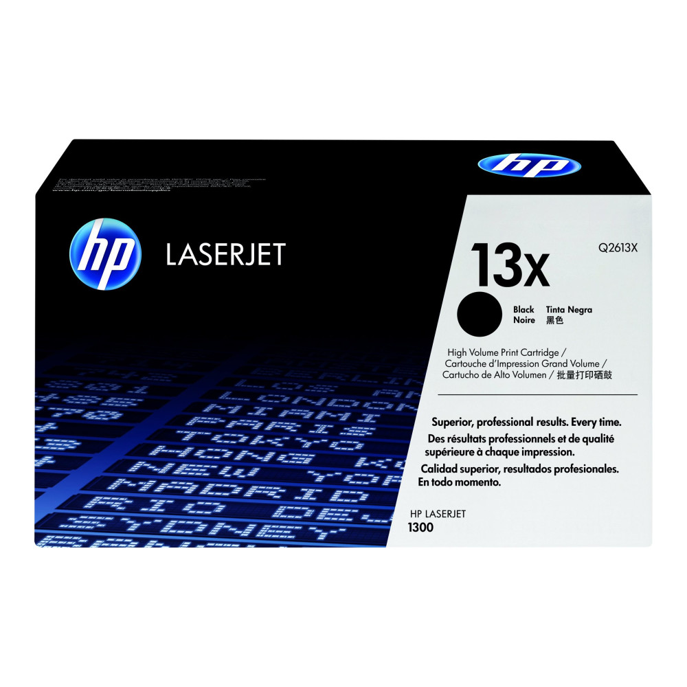 Produktbild för HP 13X - Lång livslängd - svart - original - LaserJet - tonerkassett (Q2613X)