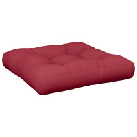 Produktbild för Palldyna vinröd 58x58x10 cm tyg
