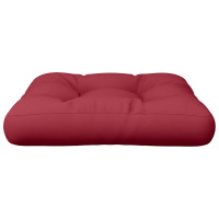 Produktbild för Palldyna vinröd 58x58x10 cm tyg