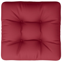 Produktbild för Palldyna vinröd 58x58x10 cm tyg