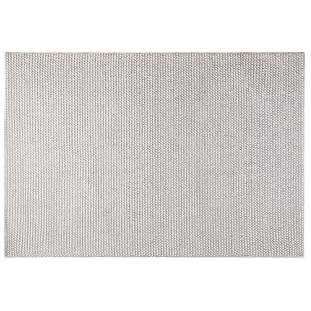 Produktbild för Områdesmattor LUGO Krämfärgad och grå 120 x 170 cm Polyester
