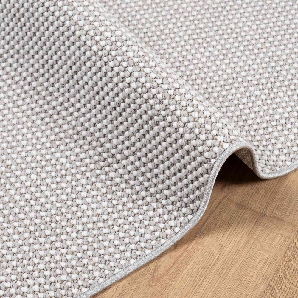 Produktbild för Områdesmattor LUGO Krämfärgad och grå 120 x 170 cm Polyester