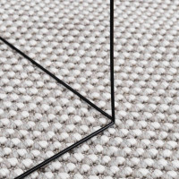 Produktbild för Områdesmattor LUGO Krämfärgad och grå 140 x 200 cm Polyester