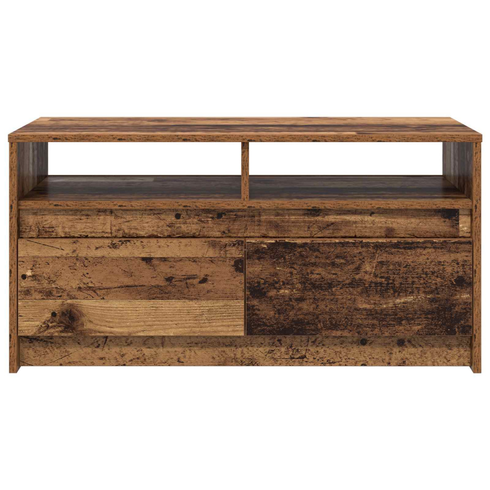 Produktbild för Kaffeebord med låda Gammalt trä 90 x 50 x 45 cm Konstruerat trä