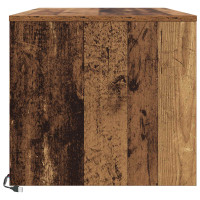 Produktbild för Kaffeebord med låda Gammalt trä 90 x 50 x 45 cm Konstruerat trä