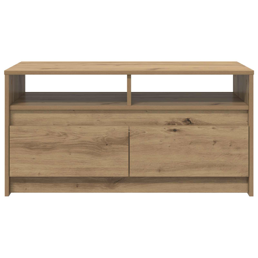Produktbild för Kaffeebord med låda Artisan Ek 90 x 50 x 45 cm Konstruerat trä