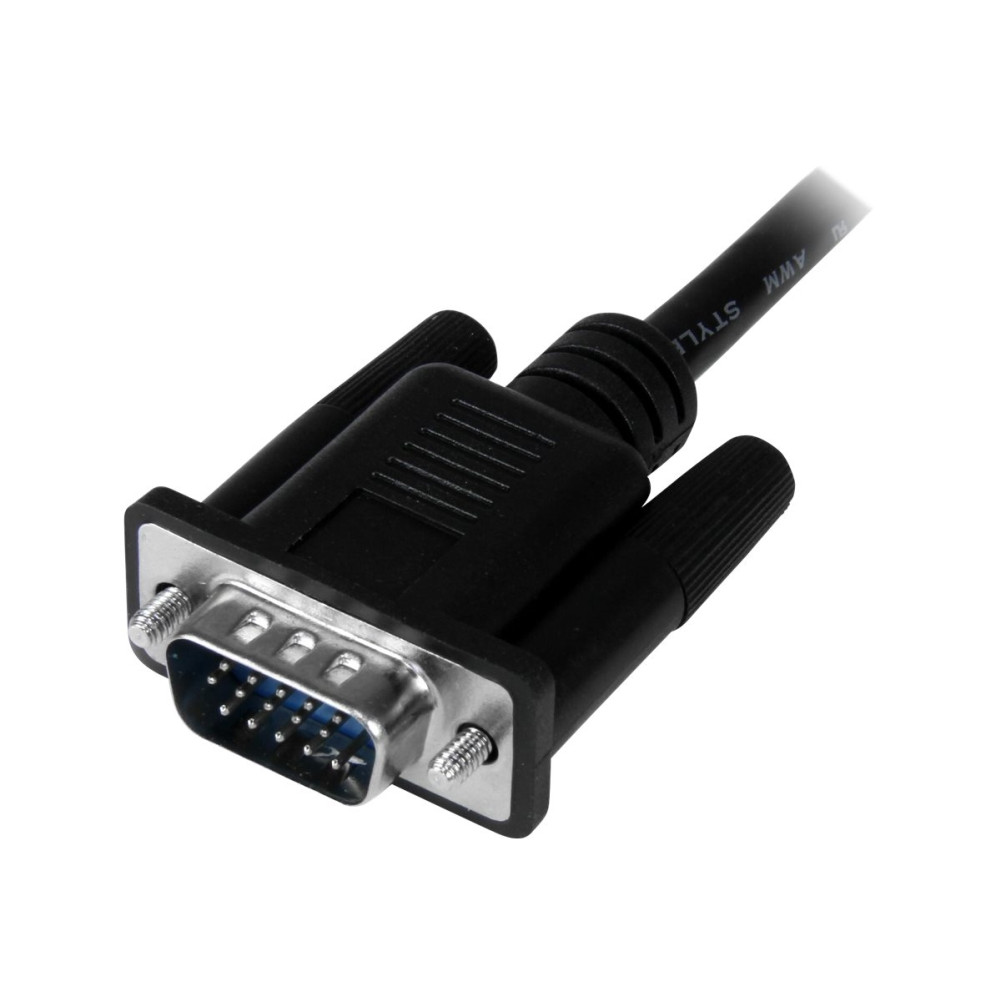 Produktbild för StarTech.com VGA till HDMI-adapter med USB-audio & -ström – bärbar VGA till HDMI-konverterare – 1080p - adapterkabel - HDMI/VGA/ljud/USB - 26 cm