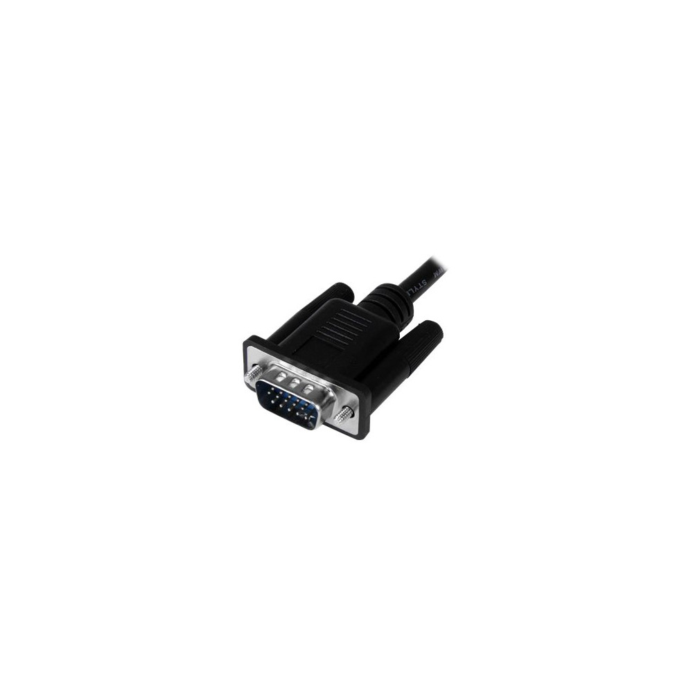 Produktbild för StarTech.com VGA till HDMI-adapter med USB-audio & -ström – bärbar VGA till HDMI-konverterare – 1080p - adapterkabel - HDMI/VGA/ljud/USB - 26 cm