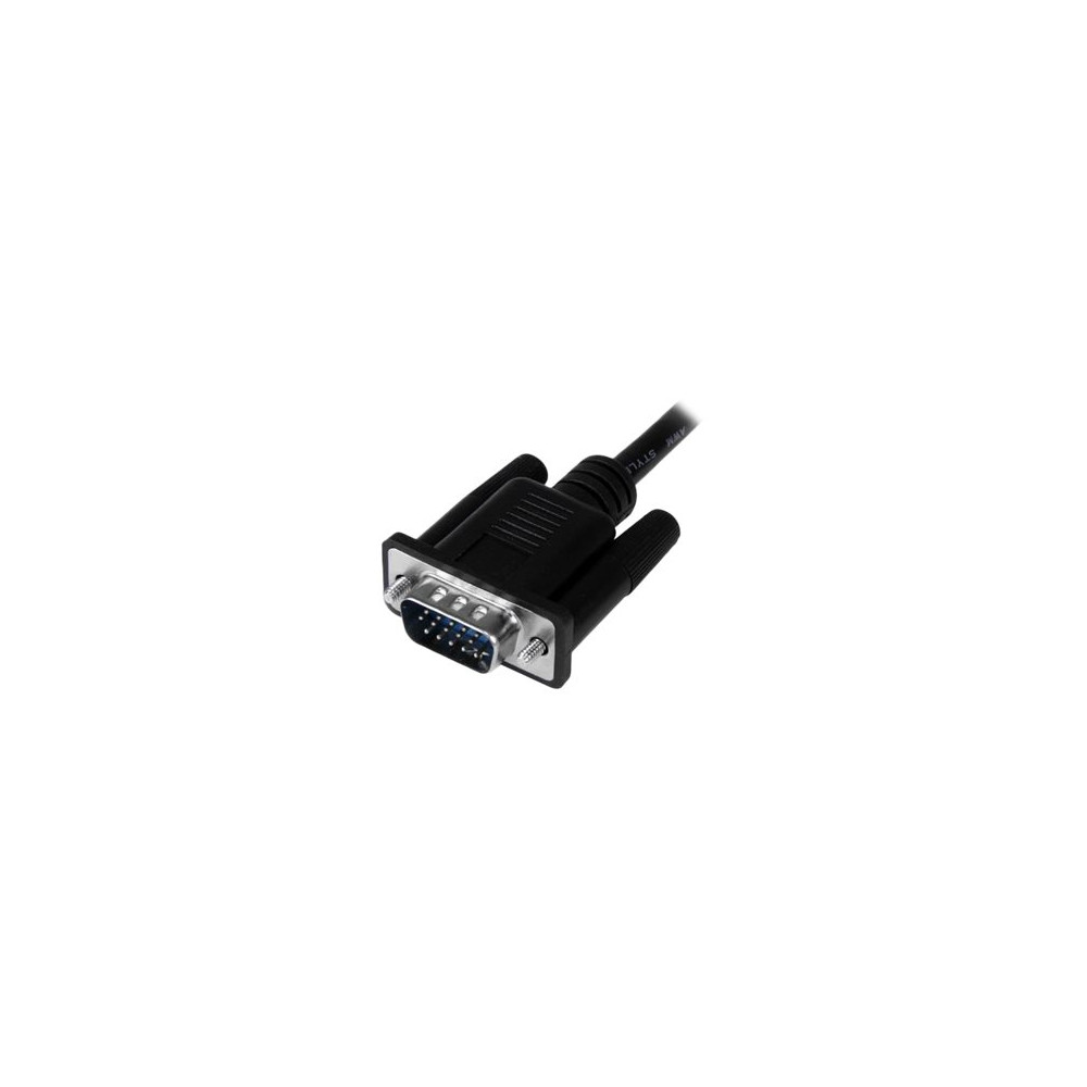 Produktbild för StarTech.com VGA till HDMI-adapter med USB-audio & -ström – bärbar VGA till HDMI-konverterare – 1080p - adapterkabel - HDMI/VGA/ljud/USB - 26 cm