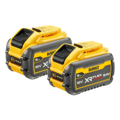 DeWalt DeWALT DCB547X2-XJ, Batteri, 9 Ah, 54 V, DeWalt, Discharge o...