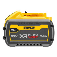 Produktbild för DeWALT DCB547X2-XJ, Batteri, 9 Ah, 54 V, DeWalt, Discharge o...