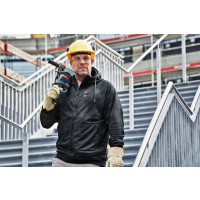 Produktbild för Bosch GHH 12+18V XA Professional - huvtröja - XXX large - 5% spandex, 95 % polyester - svart