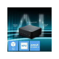 Produktbild för MSI Cubi Z AI 8M 008BEU - mini-PC Ryzen 5 8645HS 4.3 GHz - 0 GB - ingen HDD