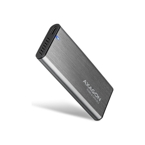 AXAGON AXAGON EEM2-SG2 - förvaringslåda - SuperSpeed+, SSD raw box - M.2 Card (PCIe NVMe & SATA) - USB-C 3.2 (Gen 2), USB-C 3.2 (Gen 1), USB 2.0, USB 3.0, USB 3.1 (Gen 1)