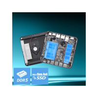 Produktbild för MSI Cubi Z AI 8M 006BEU - mini-PC Ryzen 7 8845HS 3.8 GHz - 0 GB - ingen HDD