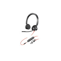 Produktbild för HP Poly Blackwire 3325 - headset - 3,5 mm kontakt, USB-C